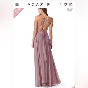 Azazie Dusty Rose Bridesmaid dress size 6